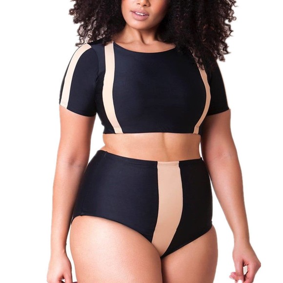 Women Plus Size High Waist Bikini - Picture 4 of 8